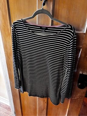 Chaps Womens Mariner striped top